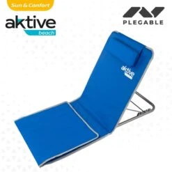 AKTIVE Matelas De Camping Pliable, Dossier Multipositions, Bleu -Pêche Fournitures Magasin aktive matelas de camping pliable dossier multipositions bleu 3