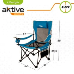 Chaise Longue Pliante De Camping Aktive -Pêche Fournitures Magasin chaise longue pliante de camping aktive 6