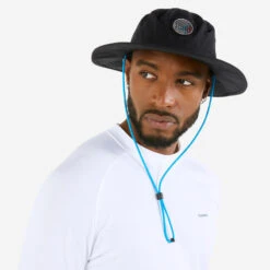 Tribord Chapeau Bateau Sailing 500 Adulte Voile Noir -Pêche Fournitures Magasin chapeau bateau sailing 500 adulte voile noir 1