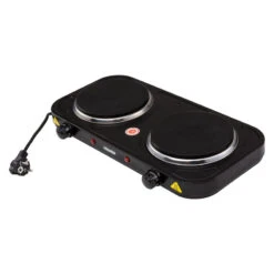 Cuisinière Électrique Portable De Voyage Camping 2 Feux 2000W Mesko -Pêche Fournitures Magasin cuisiniere electrique portable de voyage camping 2 feux 2000w mesko 2