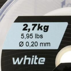 Fil Line Abrasion White 1000m Pêche En Mer -Pêche Fournitures Magasin fil line abrasion white 1000m peche en mer 2