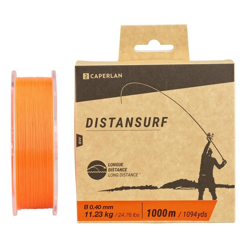 Fil Pêche En Surfcasting Orange DISTANSURF 4 Fil Pêche En Surfcasting Orange DISTANSURF – Image 2