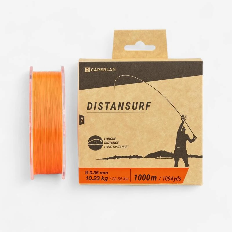 Fil Pêche En Surfcasting Orange DISTANSURF 3 Fil Pêche En Surfcasting Orange DISTANSURF