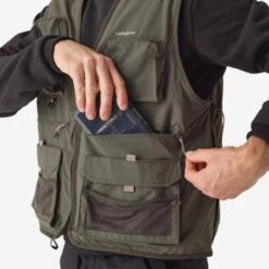 GILET De Pêche 500 Kaki 14 GILET De Pêche 500 Kaki -Pêche Fournitures Magasin gilet de peche 500 kaki 2