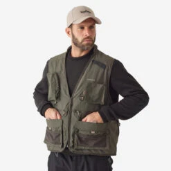 GILET De Pêche 500 Kaki 15 GILET De Pêche 500 Kaki -Pêche Fournitures Magasin gilet de peche 500 kaki 3
