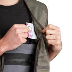 Gilet De Pêche - FV 100 Kaki -Pêche Fournitures Magasin gilet de peche fv 100 kaki 3