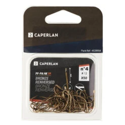 HAMEÇON SIMPLE BRONZE RENVERSE NON MONTE PA HK 0R X50 -Pêche Fournitures Magasin hamecon simple bronze renverse non monte pa hk 0r x50 4