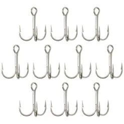 HAMEÇON TRIPLE PÊCHE HOOK TRIPLE NICKEL 9 HAMEÇON TRIPLE PÊCHE HOOK TRIPLE NICKEL -Pêche Fournitures Magasin hamecon triple peche hook triple nickel 1