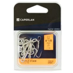 Hameçon TRIPLE TIN Pêche En Mer 10 Hameçon TRIPLE TIN Pêche En Mer -Pêche Fournitures Magasin hamecon triple tin peche en mer 2