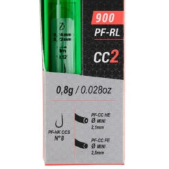 LIGNE MONTEE POUR LA PECHE DE LA CARPE AU COUP PF-RL900 CC2 0,8g -Pêche Fournitures Magasin ligne montee pour la peche de la carpe au coup pf rl900 cc2 08g 2