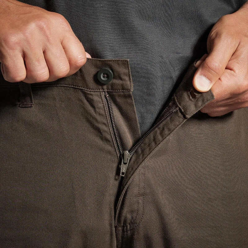 PANTALON CARGO RESISTANT STEPPE 300 MARRON 12 PANTALON CARGO RESISTANT STEPPE 300 MARRON – Image 10