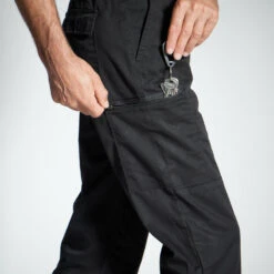 PANTALON CARGO RESISTANT STEPPE 300 NOIR -Pêche Fournitures Magasin pantalon cargo resistant steppe 300 noir 5