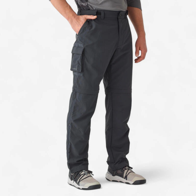 Pantalon De Pêche Convertible UPF50+ Homme - FT 500 ANTI-UV Gris 3 Pantalon De Pêche Convertible UPF50+ Homme - FT 500 ANTI-UV Gris