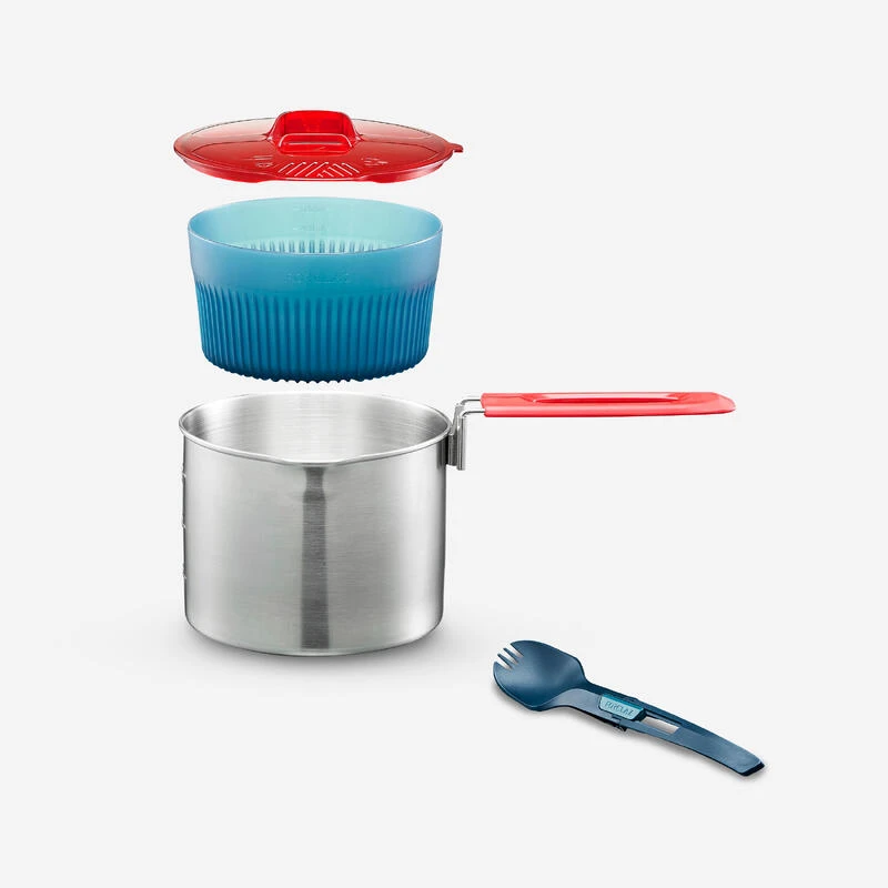 Popote Inox De Trekking - 1 Personne - MT500 3 Popote Inox De Trekking - 1 Personne - MT500