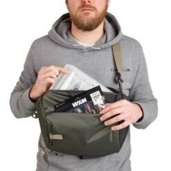 Sac à Bandoulière De Pêche 9L - Sling Bag 100 Kaki -Pêche Fournitures Magasin sac a bandouliere de peche 9l sling bag 100 kaki 6