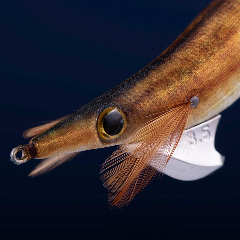 Turlutte Coulante Shallow EBIKA 3.5/135 Doré Chinchard Pêche Seiches/calamars 5 Turlutte Coulante Shallow EBIKA 3.5/135 Doré Chinchard Pêche Seiches/calamars – Image 3